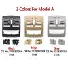 Car Rear Air Conditioning AC Vent Grille Outlet Cover Panel For Mercedes Benz W212 E Class E200 E260 E280 E300 Sedan 2009-2015
