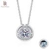Модное женское ожерелье с муассанитом 1 карат VVS D Color Lab Diamond 8H8A Cut Элегантное ювелирное изделие из стерлингового серебра S925 в подарок