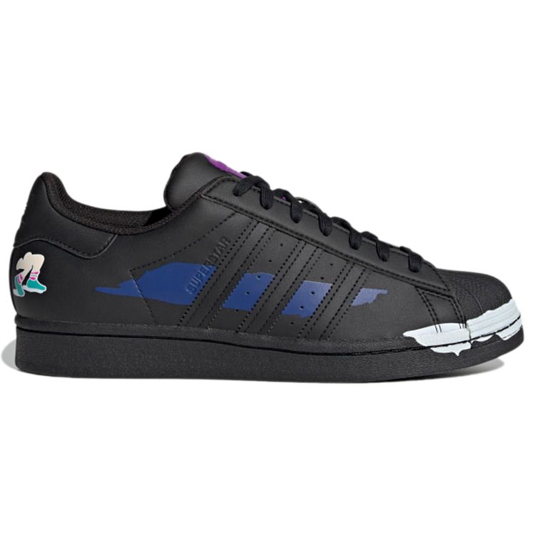 Adidas Superstar Comic Art Unisex Sneakers Black Core-Black Cloud-White GW5783