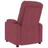 Massage Chair Burgundy Fabric