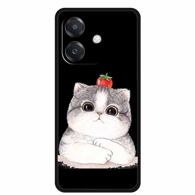 Чехол для OPPO A3 / A3x 5G 6.67" Funda Черный Силиконовый Мягкий Чехол для Телефона Для OPPO A3x A3 5G Задняя Крышка Чехол A 3x A 3 x A3 x Мультяшный