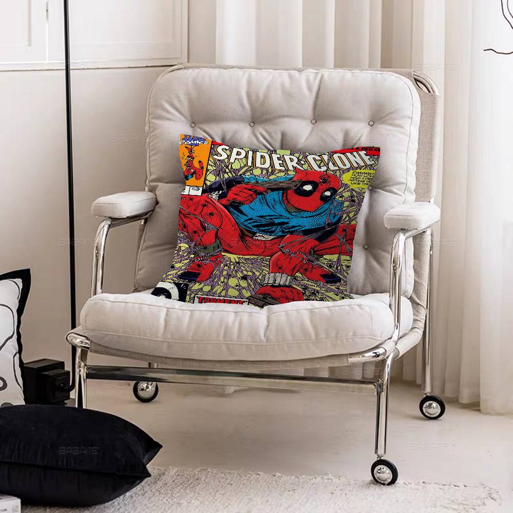 Подушка с принтом Человек-Паук S-Spider M-Man, пылезащитная наволочка, Декор спальни, детской вечеринки, Подушка, Подарок на день рождения для детей