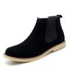 Chelsea Boots Men Handmade Business Black Red Slip On Flock Pu Cowboy Boots Sapato Masculino Men Snow Boots Zapatillas Hombre
