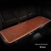 Bamboo Car Seat Cushion Summer Cooling Non-Irritating Soft Pad Single Piece for Hot Weather Driving Home Office Chair Use