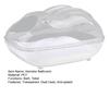 Hamster Toilet Cage Transparent Hamster Bathroom Box Anti-splash Hamster Sand Bath Mouse Room Guinea Pig Cage Hamster Accessories