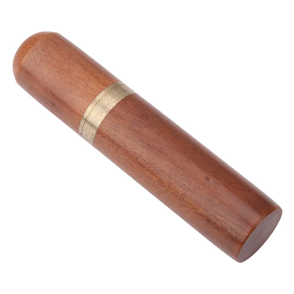 Wooden Sewing Needles Safety Holder Storage Organizer Container Box (Coffee)