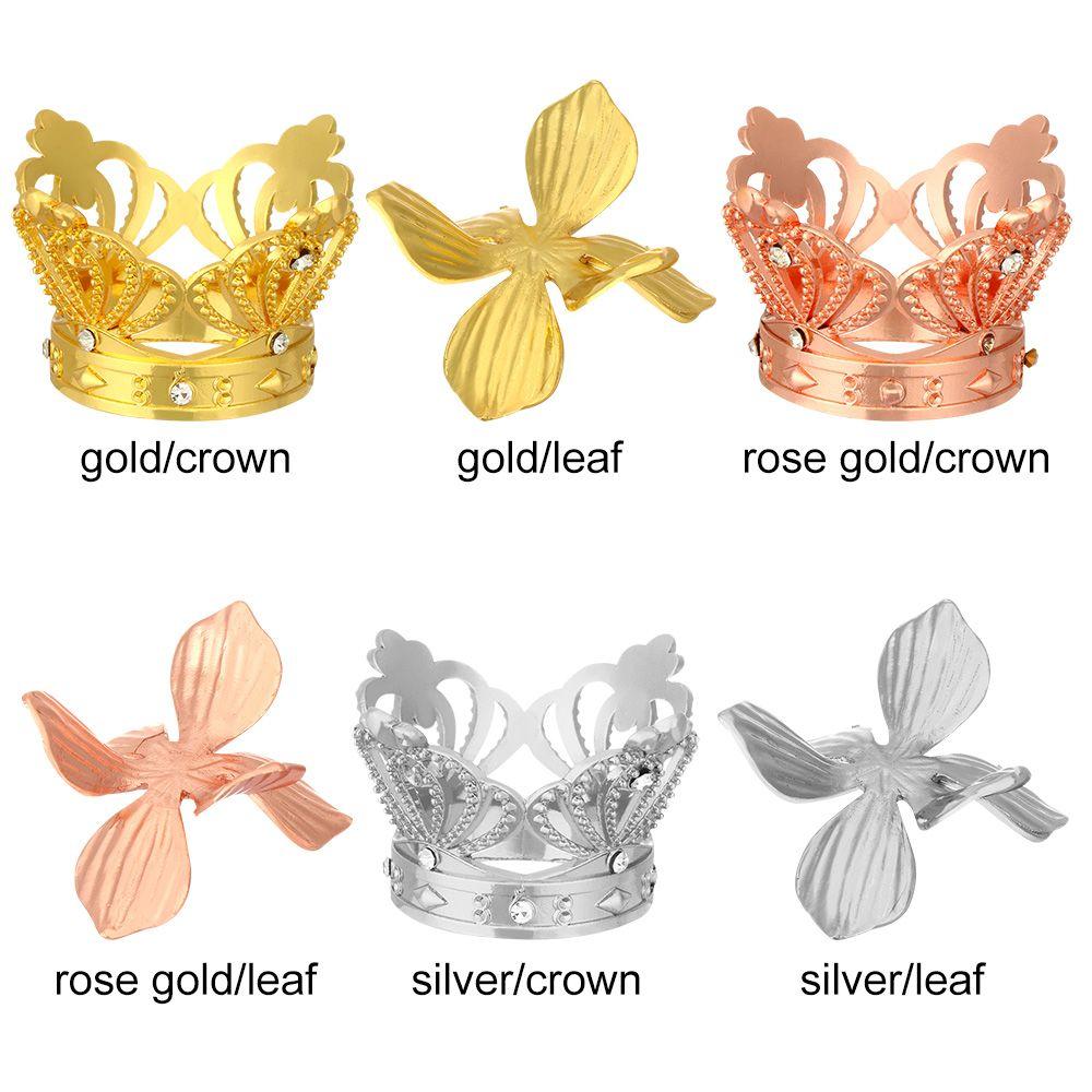1PC Crown Leaf Flower Crystal Ball Holder Crystal Ball Display Stand Sphere Stone Support Decoration Crafts