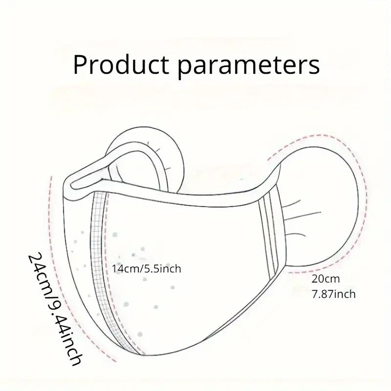 Women Men Winter Warm Cold-proof Earmuffs Windproof Mouth Cover Female Outdoor Mask Cycling Ear Warmer