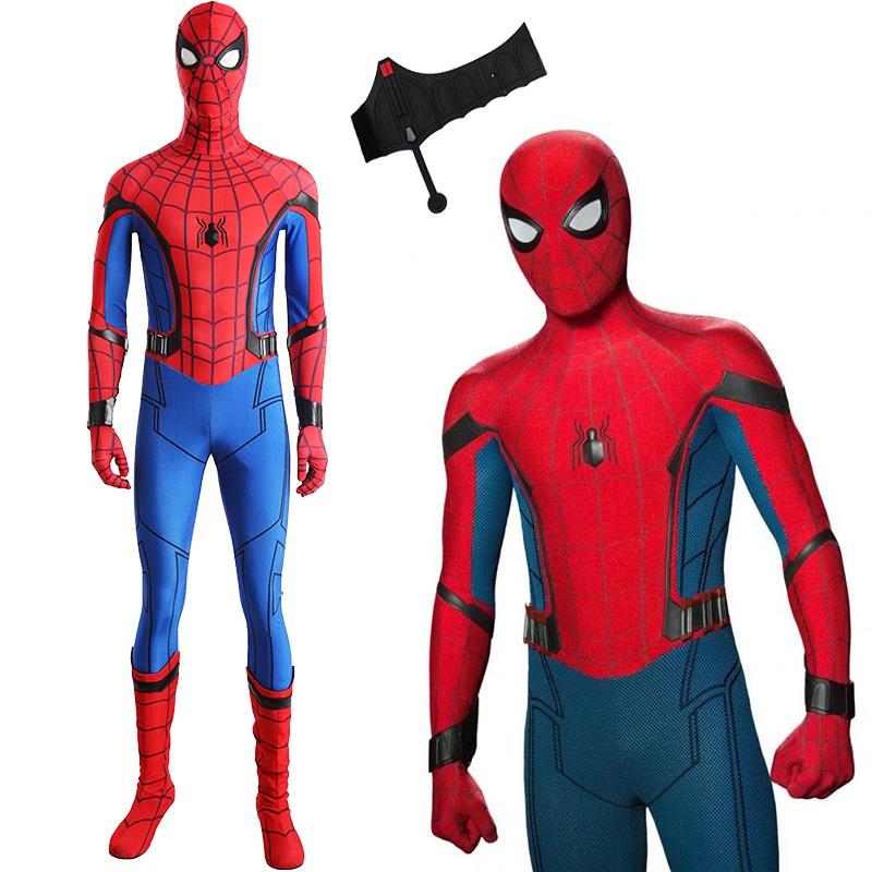 Потрясающий костюм для косплея Человека-паука: Возвращение домой с изысканным 3D-принтом