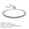 ZHOUYANG Tennis Bracelet For Women 4 4 Claws Mosaic Cubic Zirconia Silver Jewelry Gift H095