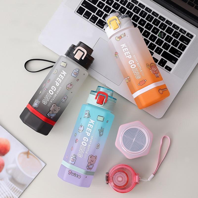 Пластиковый шестигранный стакан 700 мл с механизмом блокировки и удобной ручкой для переноски. Доступны градиентные цвета.