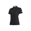 Solid Color Casual Golf Polo Shirt Women Tops HR6418