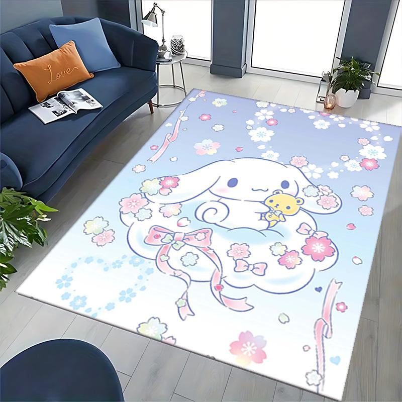 Anime Cartoon Design Chair Mat - Non-Slip Carpet for Office, Home Decor, Living Room, Bedroom, Game Room & Dormitory - Festive Gift Suitable for All S