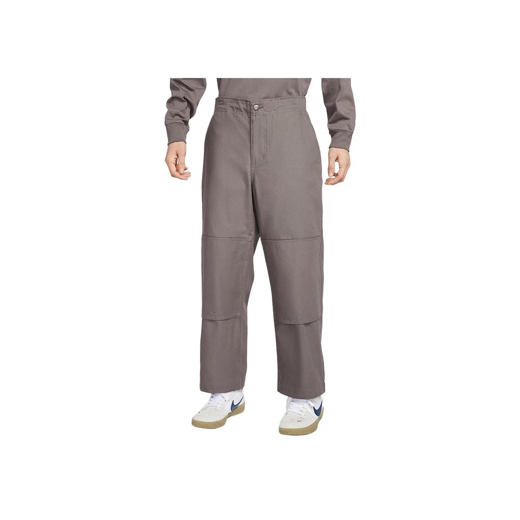 Nike SB SS25 Твил Двойные колени Прямые Удобные Модные Универсальные Повседневные Брюки Унисекс низ Пещера-Камень FV7350-289