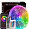 Умная Bluetooth LED 5050RGB самоклеящаяся световая лента с дистанционным управлением для создания красочной атмосферы