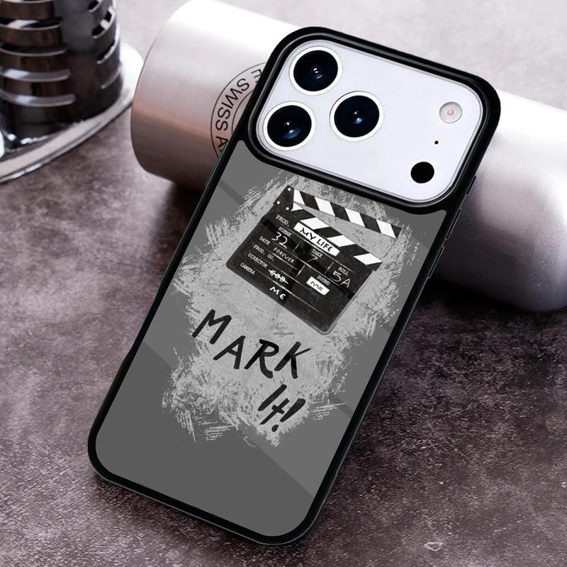 Пленка Кино Хлопушка Хлопушка Чехол для Телефона для iPhone 17 16 15 Pro Max Air 14 13 12 11 Plus Ударопрочный Чехол