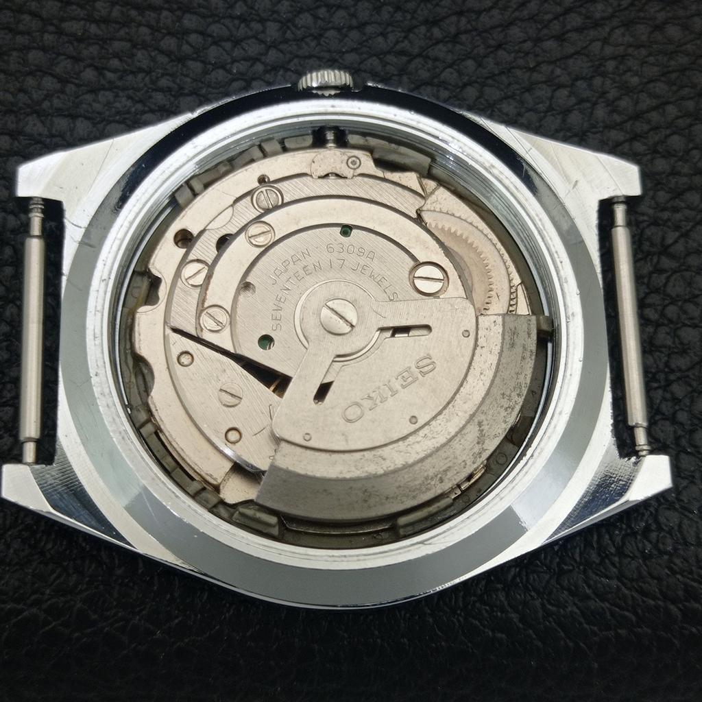 АВТОМАТИЧЕСКИЕ ВИНТАЖНЫЕ ОТРЕМОНТИРОВАННЫЕ МУЖСКИЕ ЧАСЫ SEIKO 5 ЯПОНИЯ С РИМСКИМИ ЦИФРАМИ a442627-1