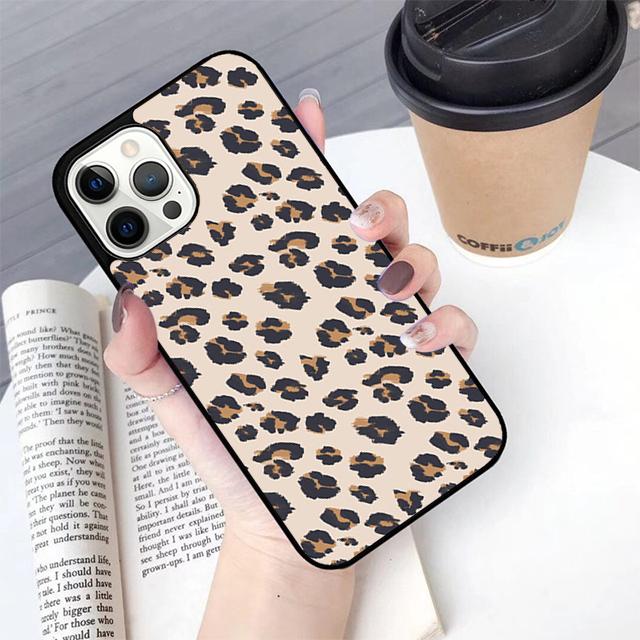 Leopard Print Phone Case For Apple iPhone 17 Air Pro Max Plus Coque For iPhone 17 Air 14 15 16 13 12 Max Cover