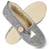 Women’s Eco-Friendly Fur-Lined Slippers – Soft & Warm Comfort for Home (Sizes 36-42)