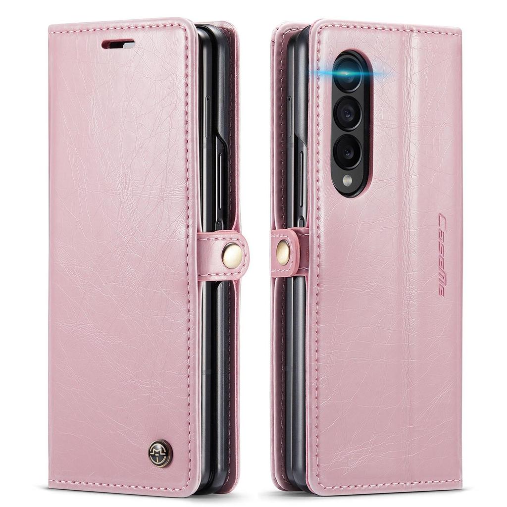 Кожаный чехол-кошелек в стиле ретро для Samsung Galaxy Z Fold 4 3 5 GZ Flip 3 4 5, роскошный магнитный держатель для карт, универсальный защитный чехол-бумажник для телефона