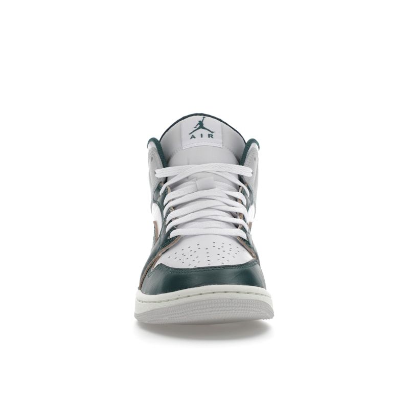Air Jordan 1 Mid SE Oxidized Green Unisex Sneakers White Sail Neutral-Grey FQ7720-103