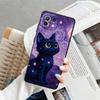 Чехол-футляр Funda для Xiaomi Mi 14 12T Pro 11T 10T 12 11 13 Lite 12X Вращающийся Звездное небо Кошка