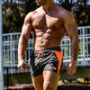 Muscleguys Пляжные шорты для плавания, спортивные шорты для фитнеса, шорты на шнуровке, летнее нижнее белье, повседневная мужская верхняя одежда