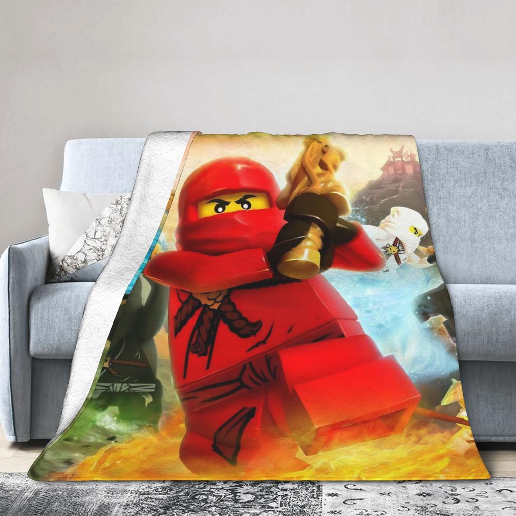 N-ninjagos Blanket Warm Soft Fluffy Plush Throw Blanket For Child Couch Chair Flannel Bedspread Bed Cover