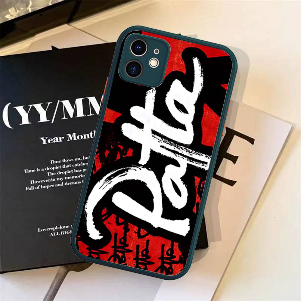 Модный Матовый Защитный Чехол P-pattas Для IPhone 16 15 14 13 12 11 Pro Max X XS MAX Защитный Чехол