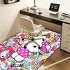 1 шт. Sanrio Hello Kitty Ковер для офиса с принтом русалки Прямоугольный коврик под стол, Идеальный декор для гостиной, спальни, кухни, Нескользящий пол