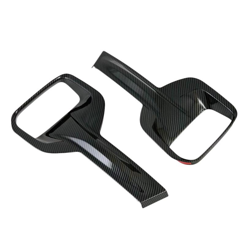 Передние/задние противотуманные фары, накладки на лампы, 2 шт., блестящие/углеродное волокно, автомобильные аксессуары, подходят для Kia