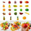 6Pcs Artificial Fruit Plastic Fruit Realistic Fake Fruit, Simulation Fruit for Parties Decorations Photography Props
