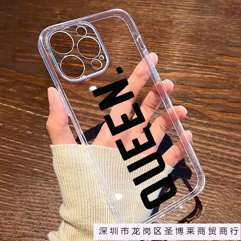Королевский английский подходит для чехлов iPhone 16/15 Pro Max, iPhone 12/11 Pro Max iPhone 13/14 Прозрачный 8