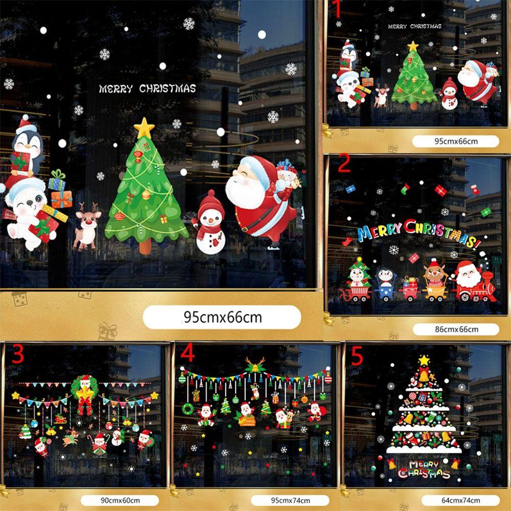Home Decoration New Year Christmas Merry Christmas Wall Stickers Xmas Party Window Decals