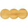 Bamboo soap Dispenser Tray, Bathroom Countertop T ray Kitchen T ray Bamboo Tray Sink T ray Dresser Jewelry Ring Dish, Comestic Holder Bathtub