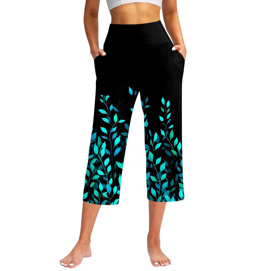 Женские повседневные брюки с карманами и высокой талией, спортивные штаны Seven Pants