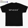 Новая футболка Space X Space-X с логотипом Черный/Белый/Серый/Темно-синий Размер S-5XL