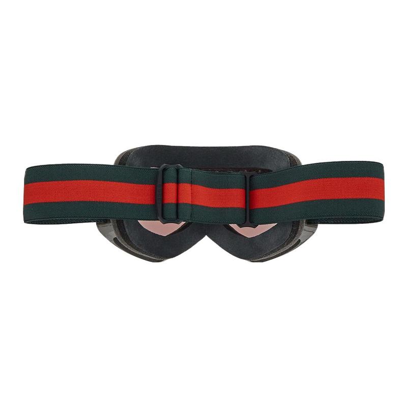 Gucci Антизапотевающая пряжка женские зеленые износостойкие горнолыжные очки