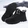 Mens Winter Snow Boots Thick Plush Warm Climbing Boots Outdoor Comfort Lightweight Casual Multi Function Mountaineering Shoes
