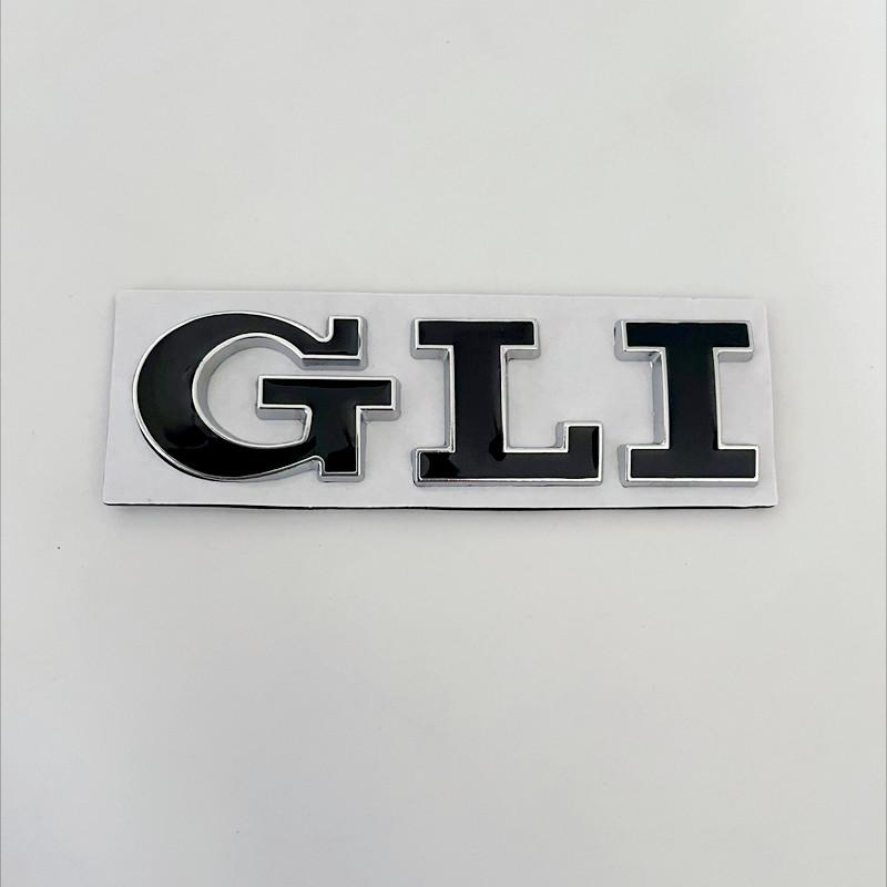 OPQ1 2026 Hot VOLKSWAGEN 3D Metal Car Letters Rear Trunk Front Grill GLI Logo Badge For Golf Bora VW Jetta MK4 MK5 MK6 MK7 GLI Emblem