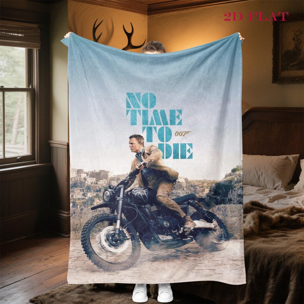 007: Skyfall - Classic Spy Thriller blanket Soft and comfortable Suitable for all seasons Nap Blanket Office rest blanket Air conditioning blanket