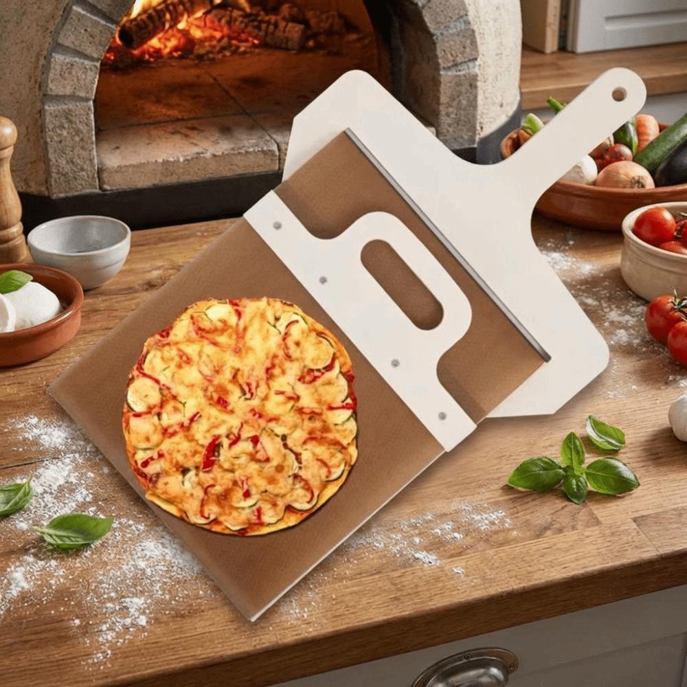 Wooden Sliding Pizza Transfer Shovel Portable Pizza Slider Paddle Baking Homemade Pizza