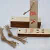 Rectangle Wood Crafts DIY Blank Hanging Wooden Tag Ornaments with Ropes for Wedding Birthday Christmas Party Decoration Home DIY
