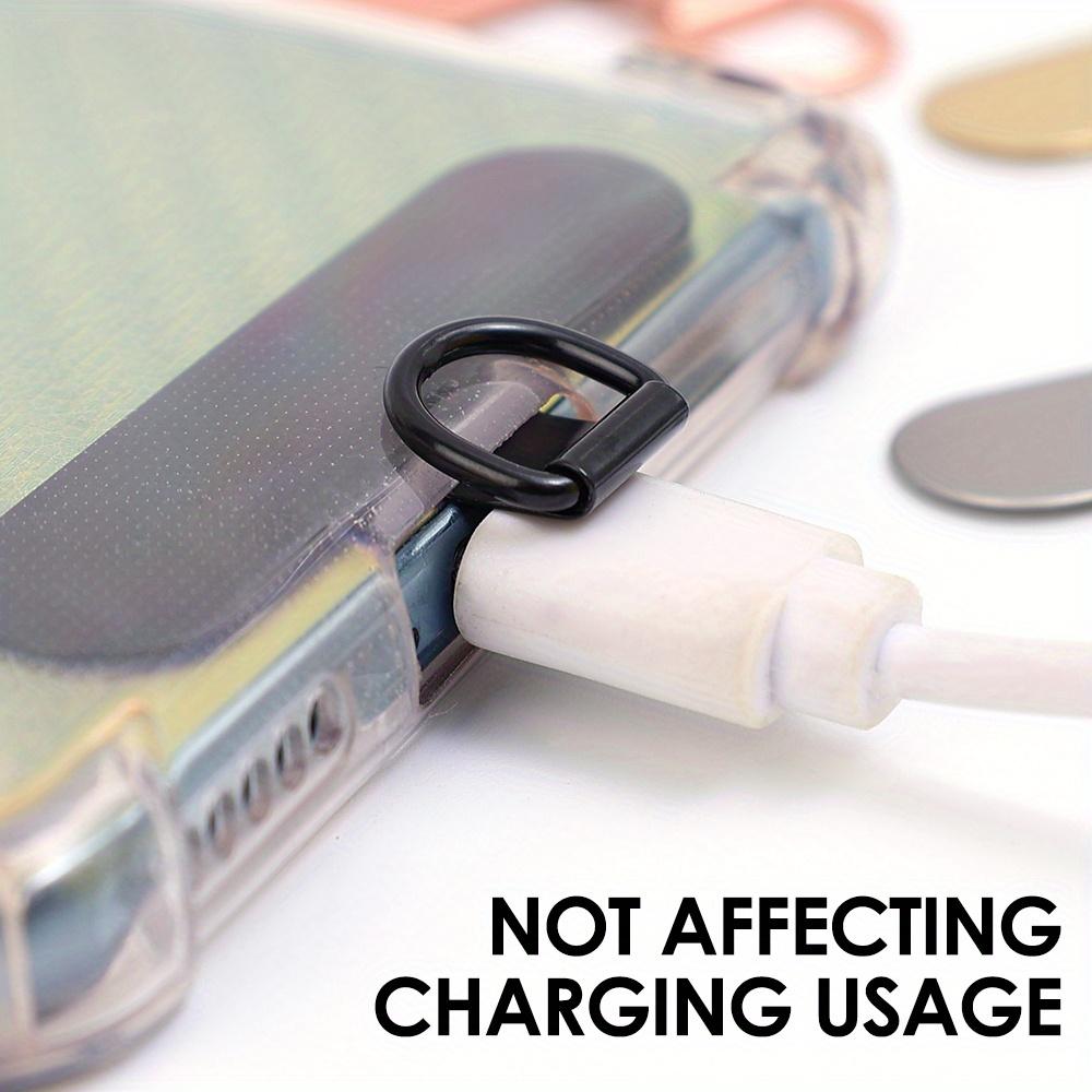 1 шт. Универсальный металлический ремешок для мобильного телефона, ультратонкий, из нержавеющей стали, фиксированный ремешок для мобильного телефона, аксессуары