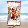 Home Alone Christmas Print Beach Towel, Large Soft Quick Dry Towel for Beach Camping Swimming