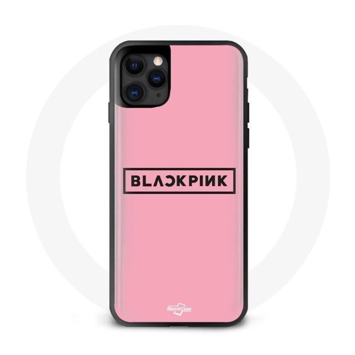 Чехол для Iphone 13 Blackpink Логотип группы K-pop на розовом фоне
