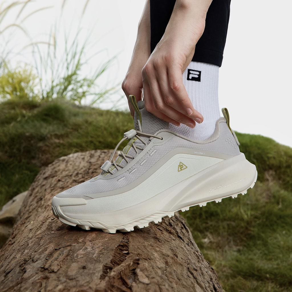 Fila SPD LYNX 3 Модные Удобные Универсальные Амортизирующие Прочные Низкие Кроссовки Женские кроссовки Белый Серый A12W511201FPP