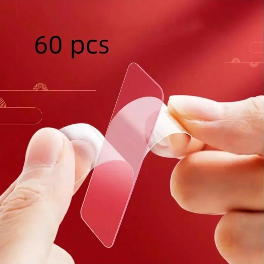 Reusable Double Sided Tape Transparent Nano Glue Seamless Self Adhesive Waterproof Seamless Wall Stickers Washable Tape
