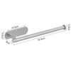 Stainless Steel Bathroom Accessories Paper Towel Holder Holeless Punch Kitchen Tissue Hanger Toilet Extended Storage Rack Items