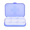Коробка для таблеток на 6 отделений, портативные контейнеры для таблеток, дорожный диспенсер, контейнер для хранения, лекарства KTY